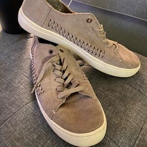 Toms Desert Taupe Suede Women’s Lenox Sneakers 9.5